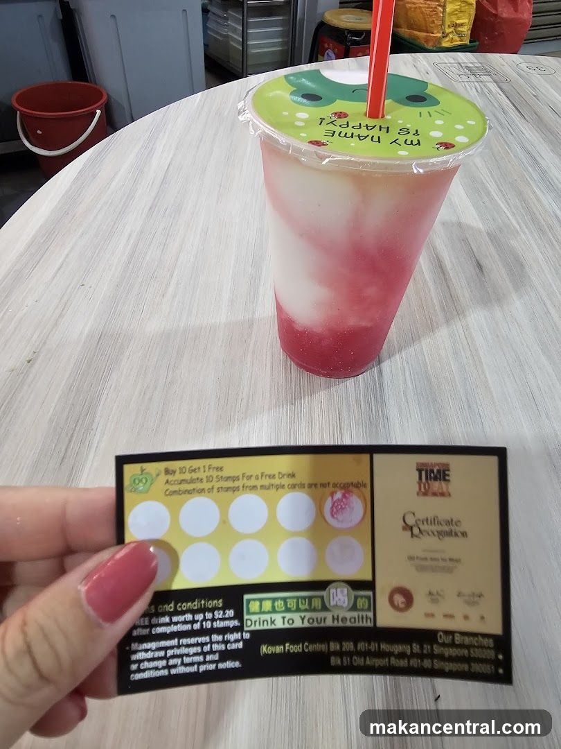 Loyalty Card and Drink