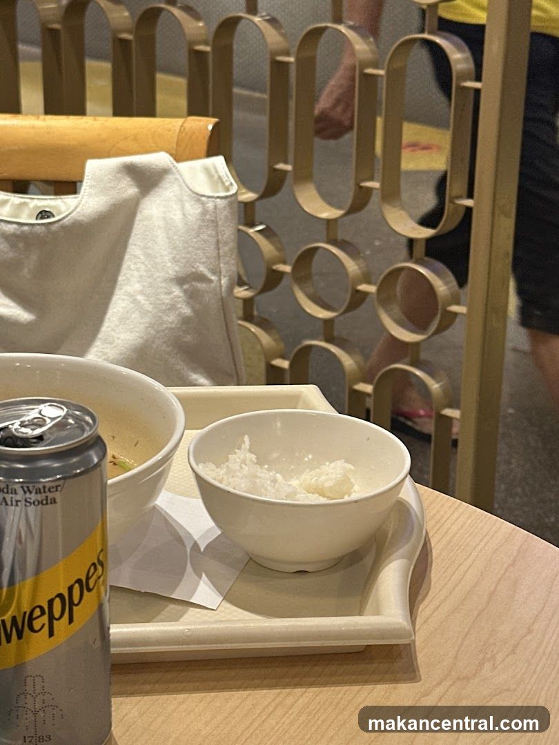 Meal with Schweppes Drink