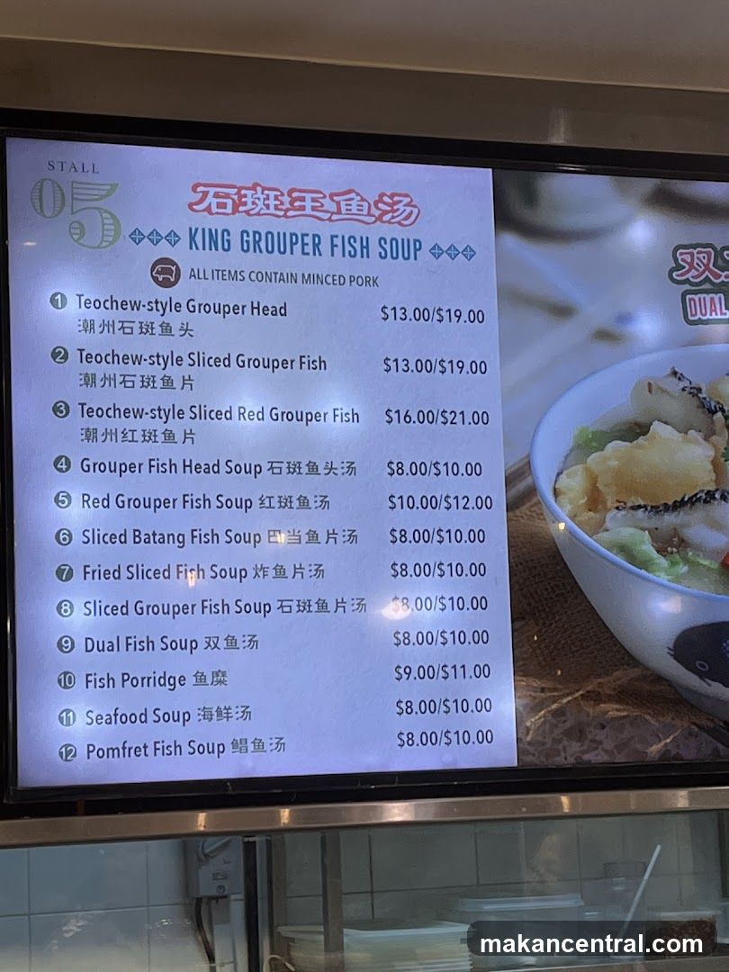 KING GROUPER FISH SOUP