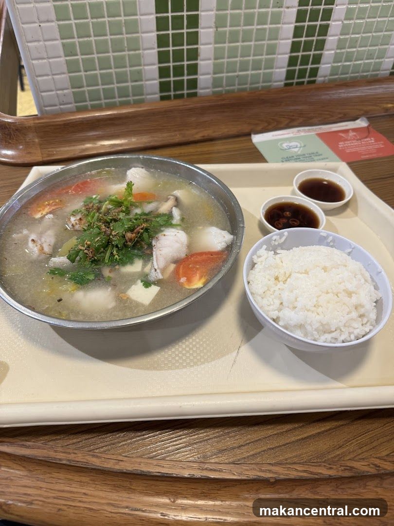 Fish soup with rice