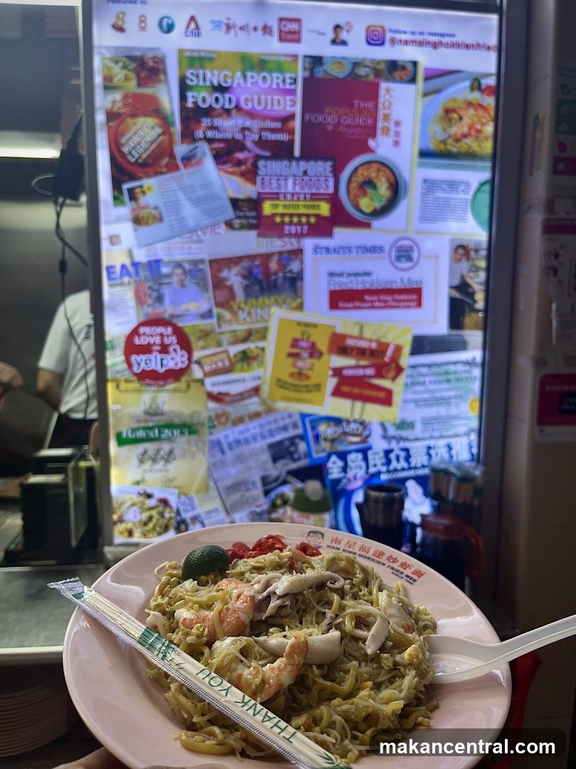 Singapore Food Guide Display