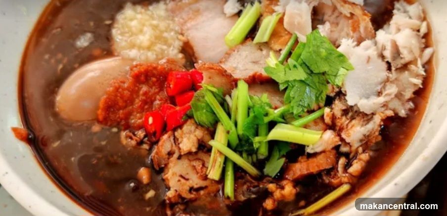 Braised Pork Belly and Egg Noodles