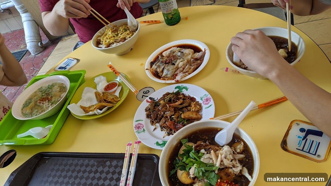 Table with various dishes