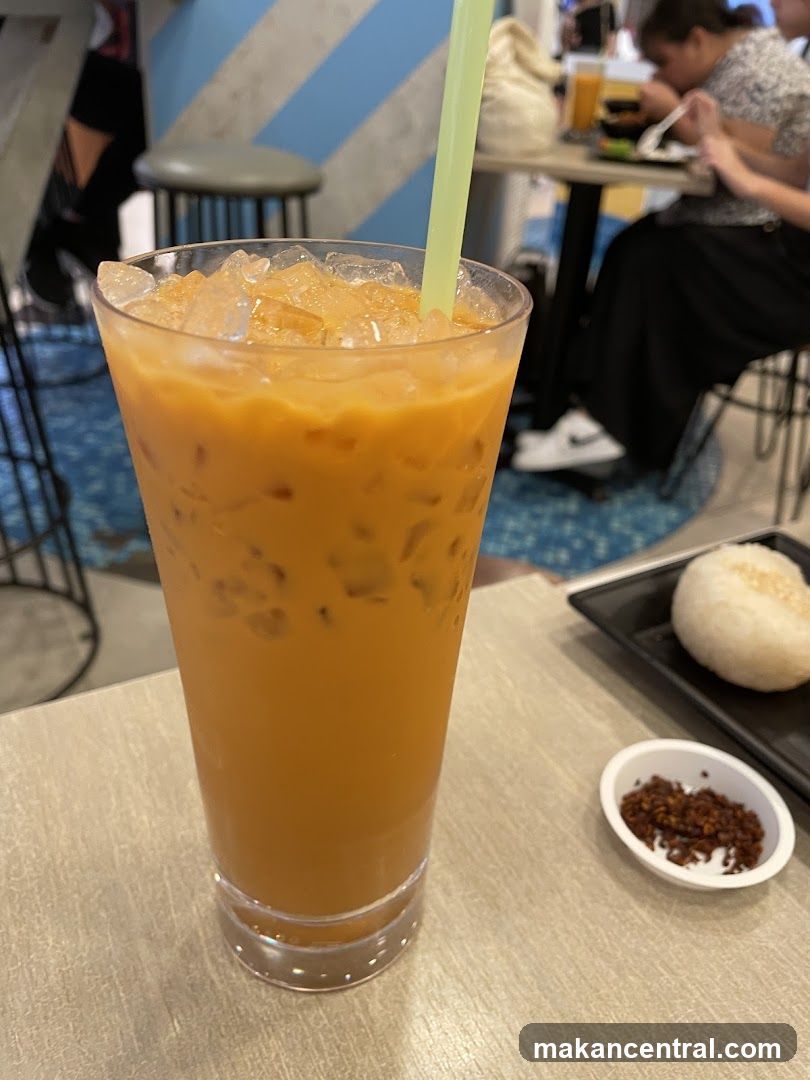 Iced Thai Tea with a Side of Chili Flakes