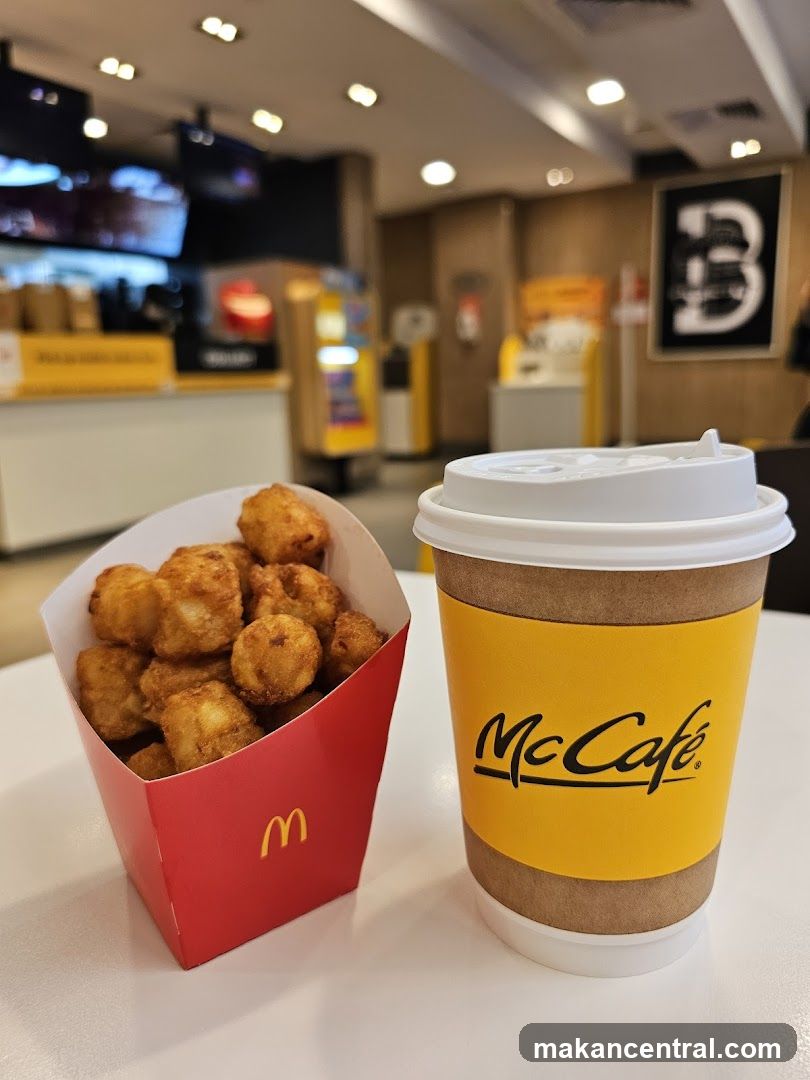 McCafé Coffee and Tater Tots