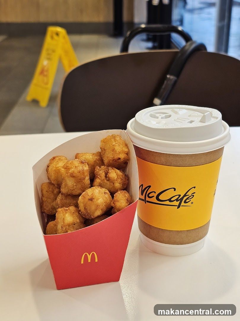 McDonald's Hash Browns and McCafe Coffee