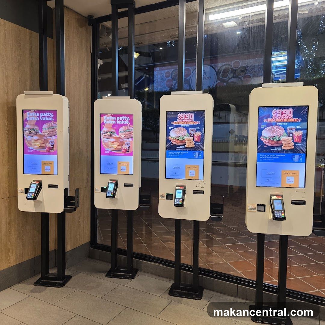 Self-order kiosks