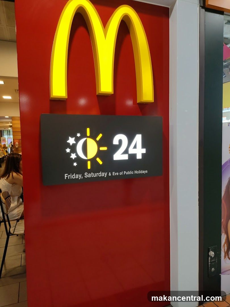 McDonald's 24 Hour Sign