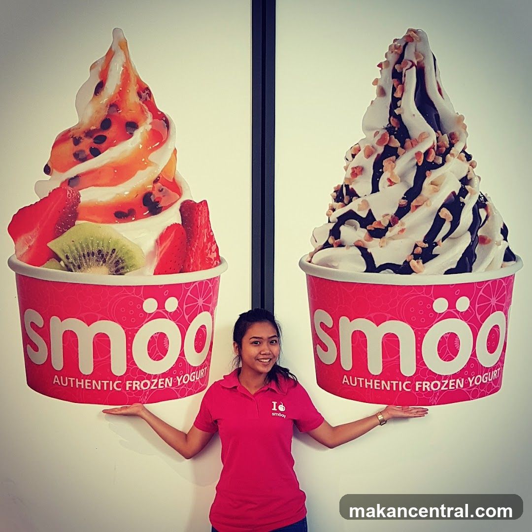 Frozen Yogurt Display