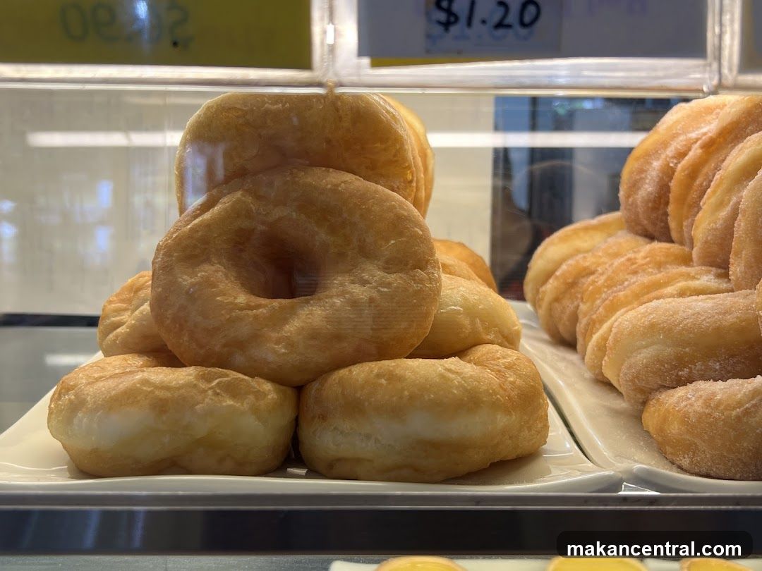 Donuts in a Display Case