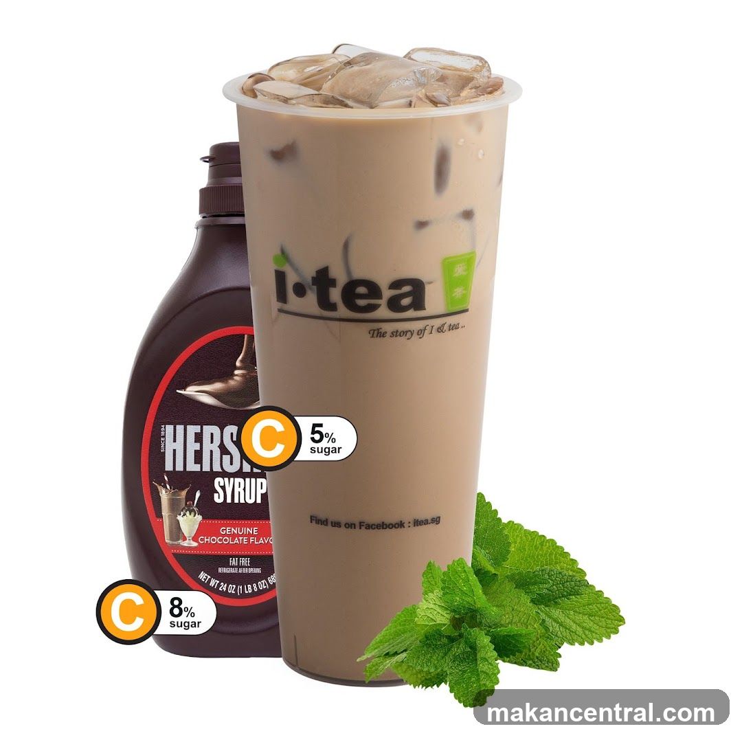 I-Tea Chocolate Drink with Hershey's Syrup