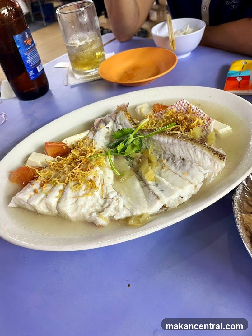 Steamed Fish Dish