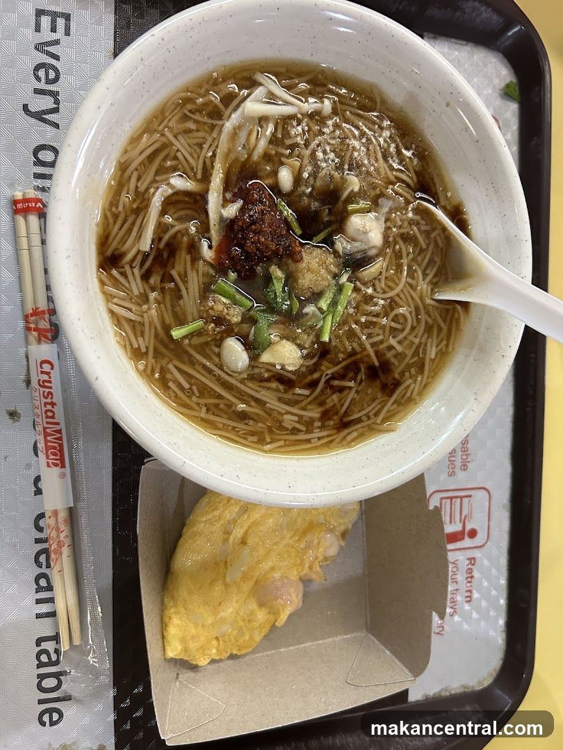 Noodle Soup with Omelet