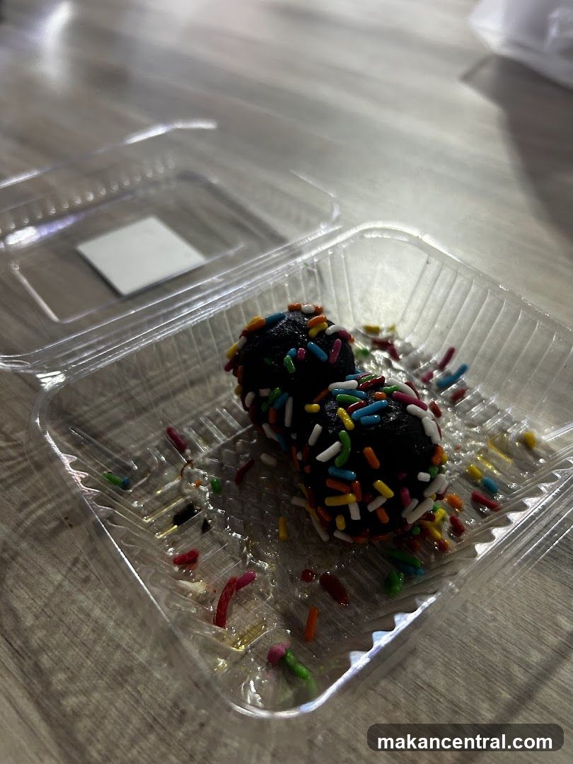 Chocolate Cake Pops with Sprinkles