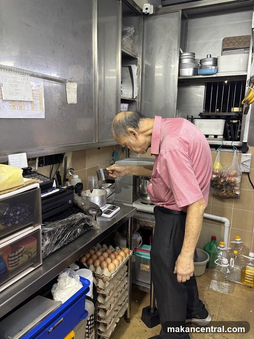 Man preparing food in a kitchen
