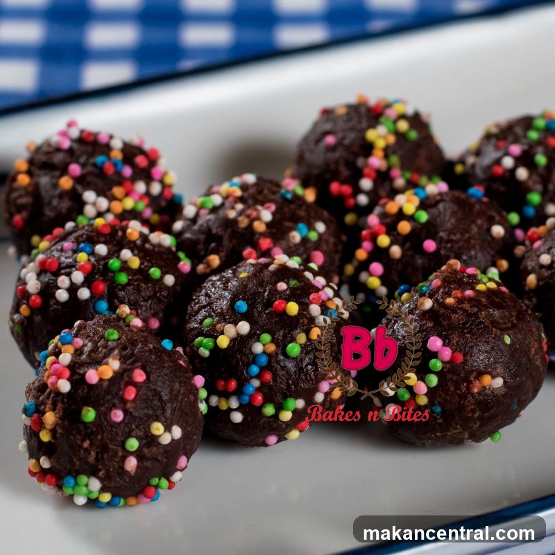 Chocolate Balls with Sprinkles