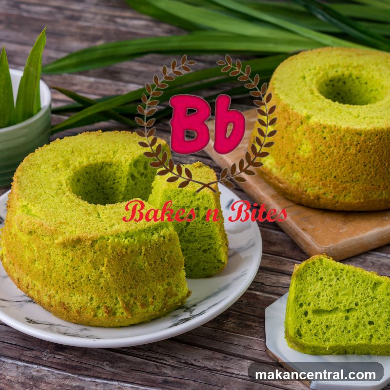 Pandan Chiffon Cakes