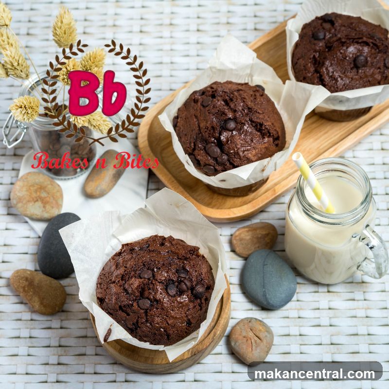 Chocolate Muffins with Milk