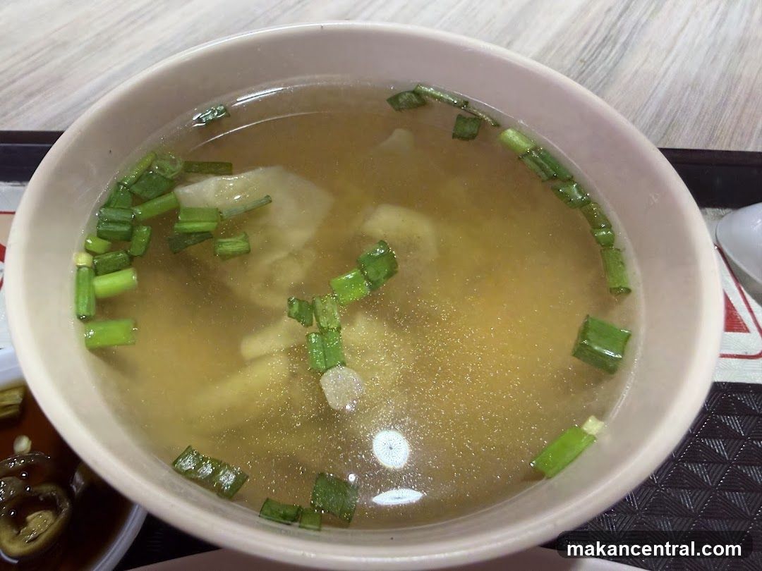 Bowl of Soup with Scallions