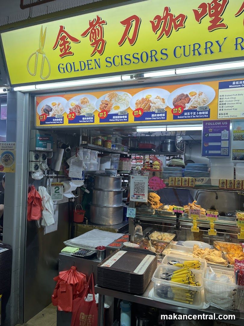 Golden Scissors Curry Rice