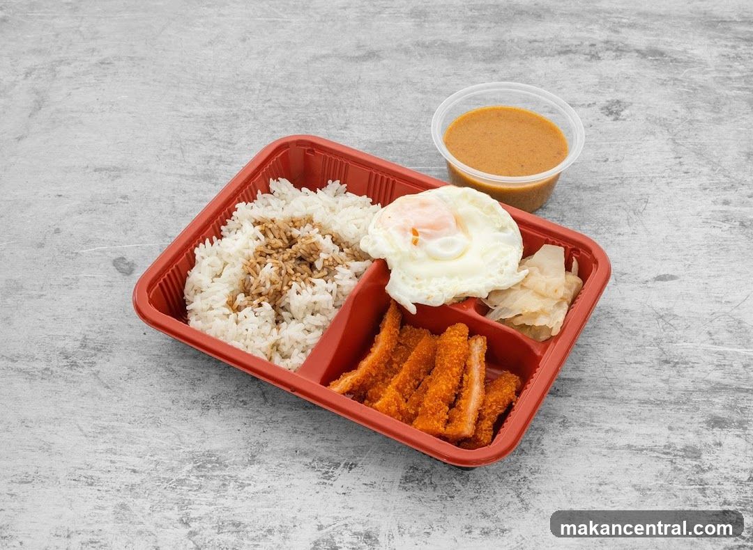 Bento Box with Fried Chicken