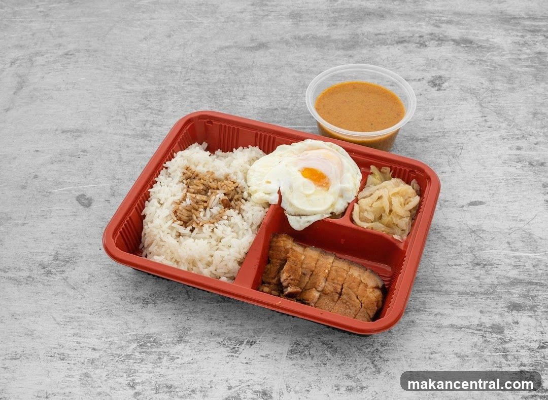 Rice Meal with Pork and Egg
