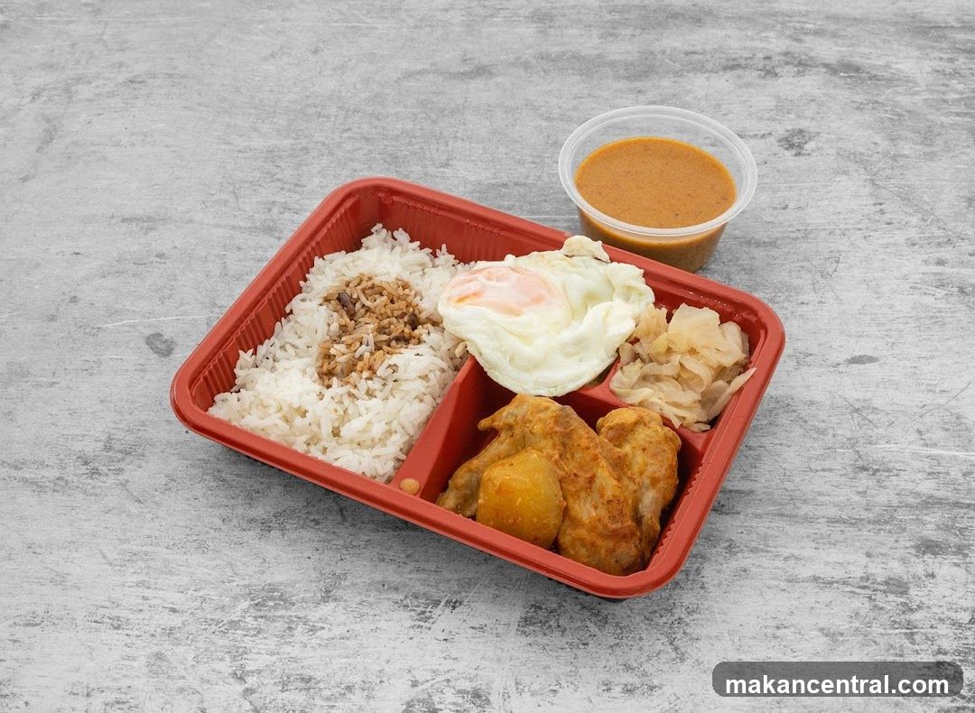 Curry Chicken Rice Box