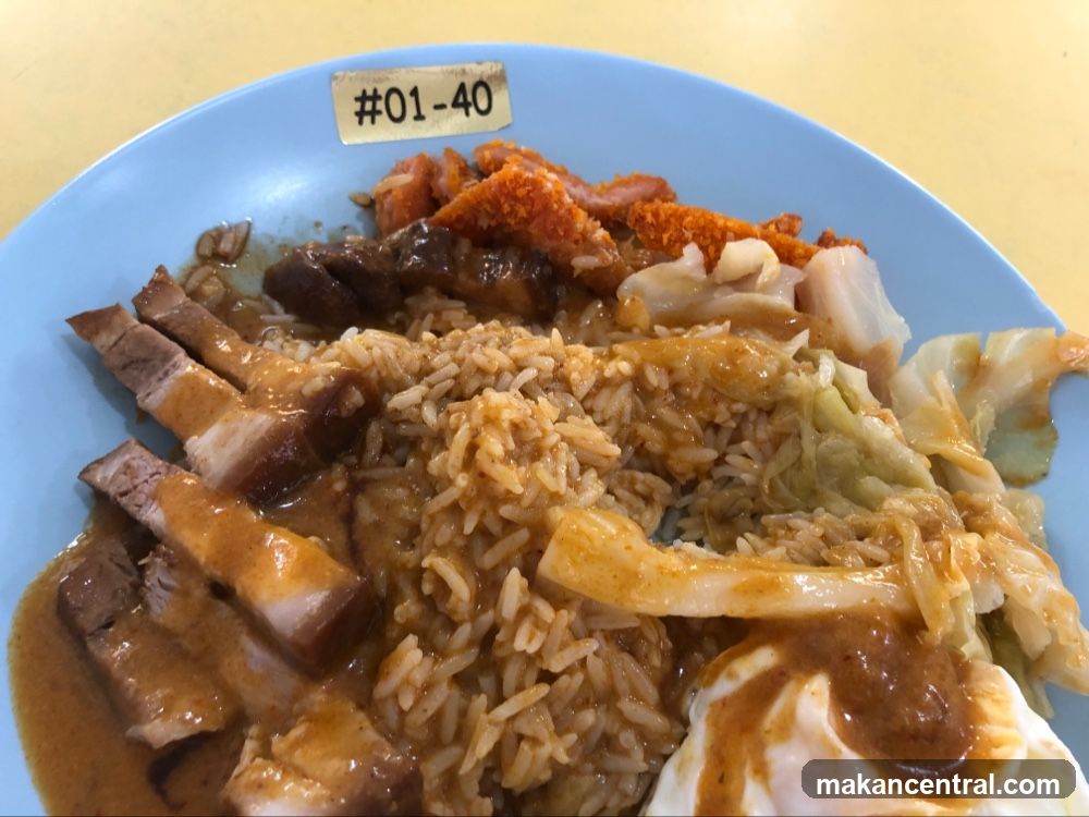 Rice dish with meat and vegetables
