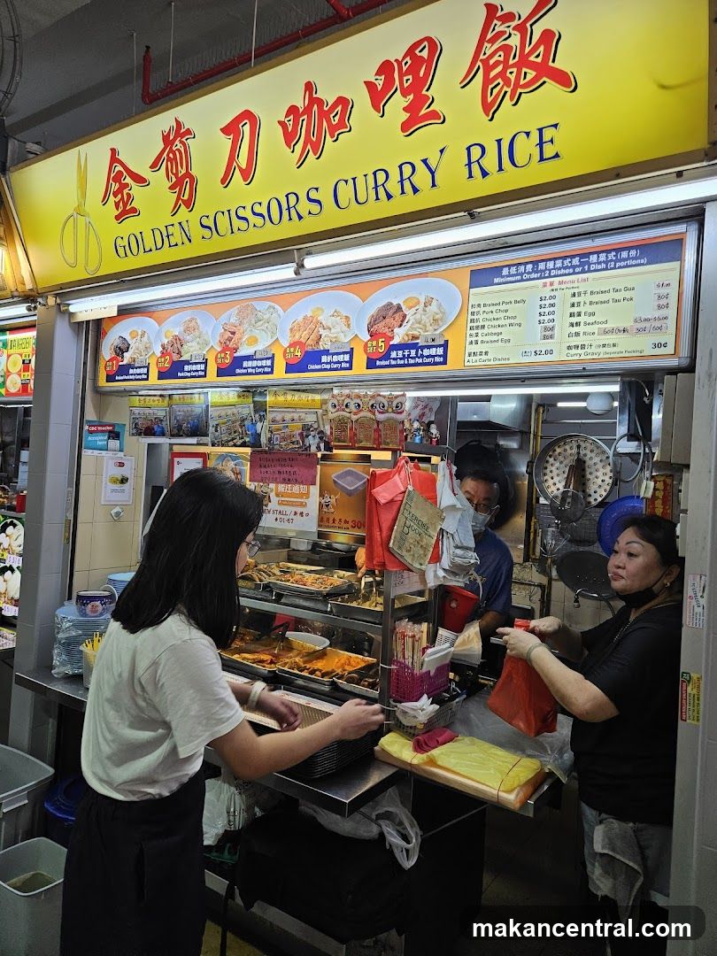 Golden Scissors Curry Rice