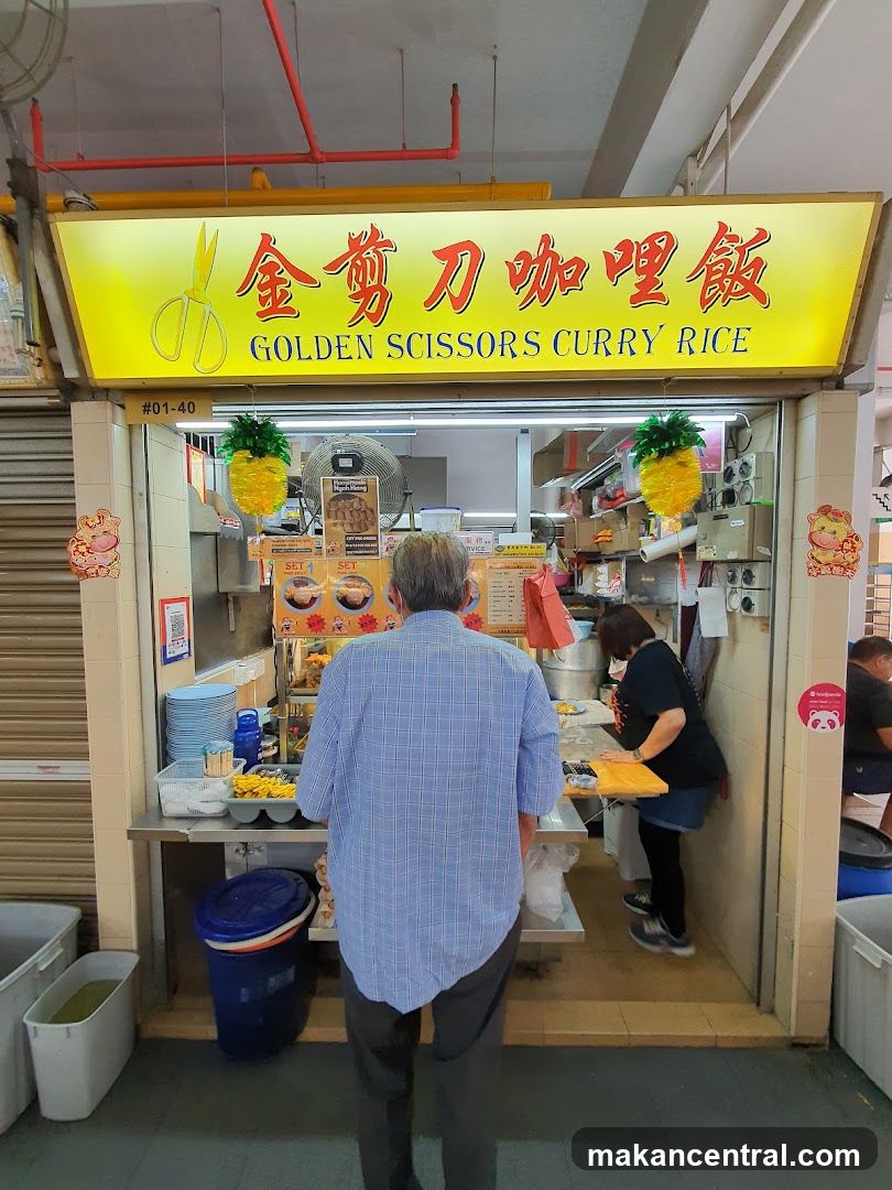 Golden Scissors Curry Rice