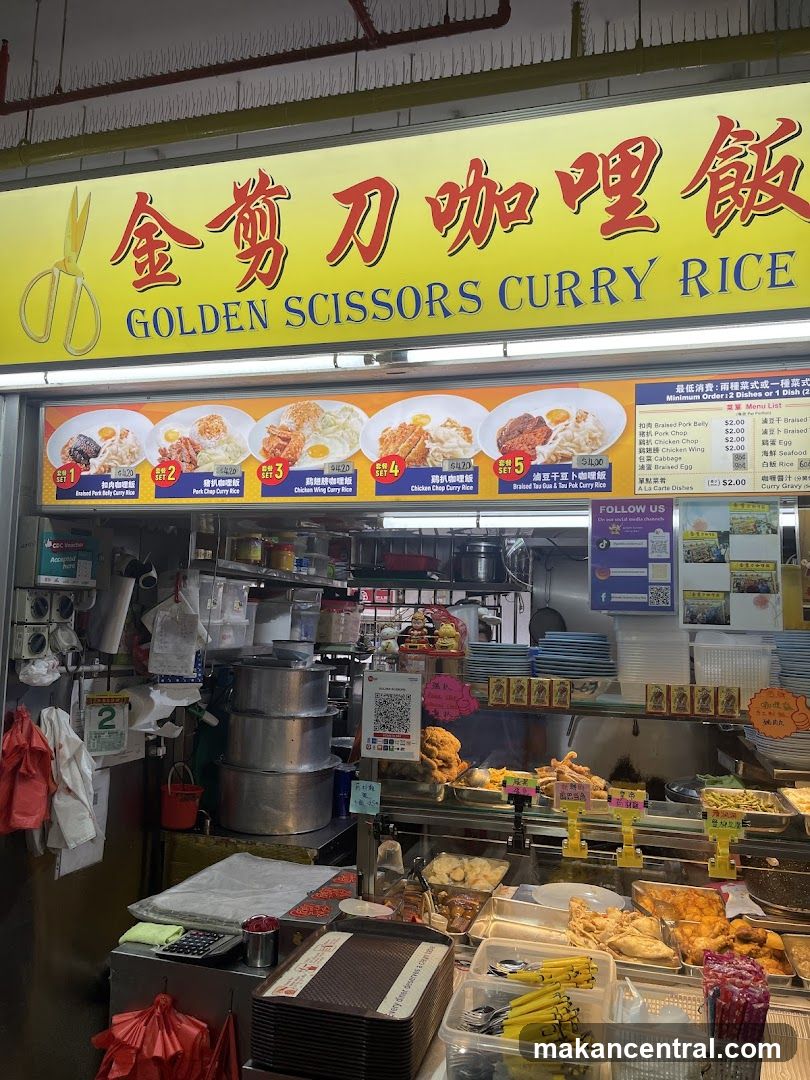 Golden Scissors Curry Rice