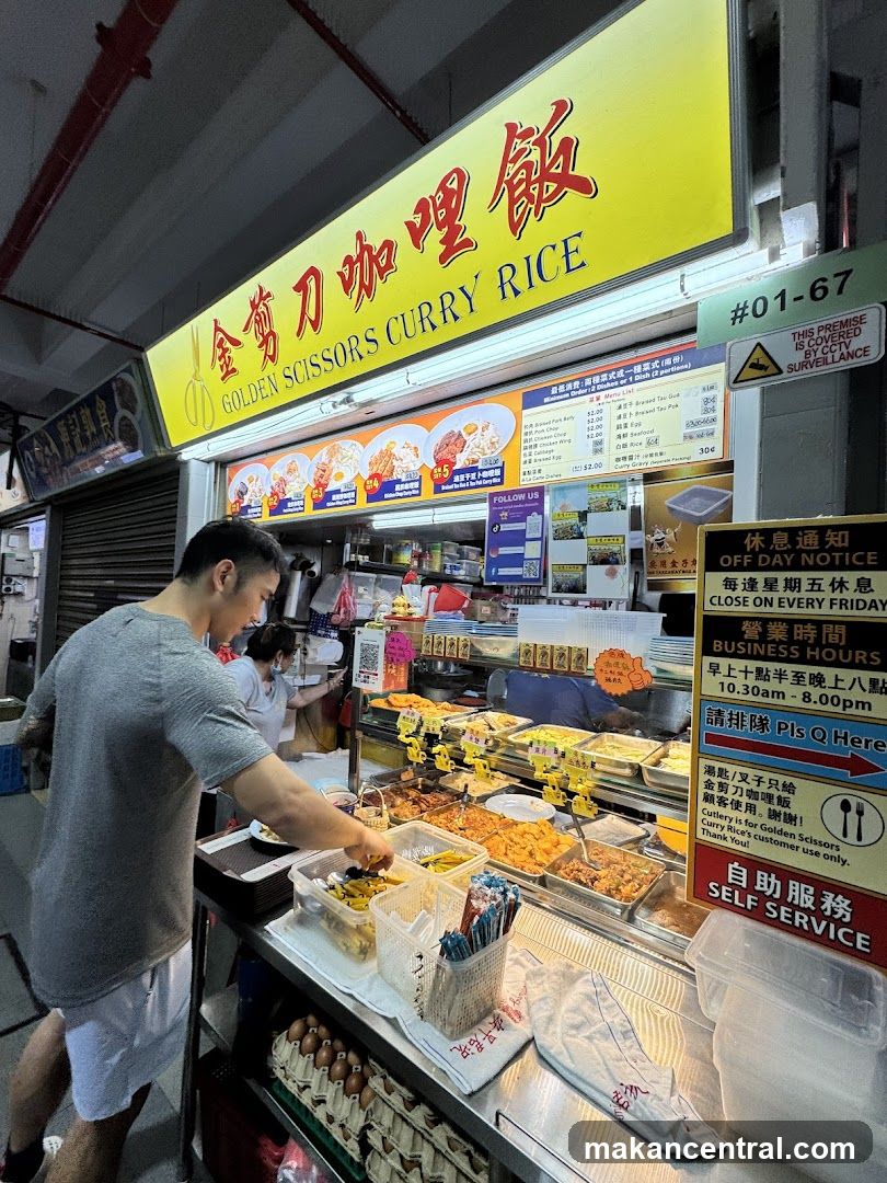 Golden Scissors Curry Rice Stall