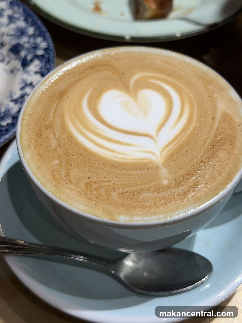 Latte with Heart Art