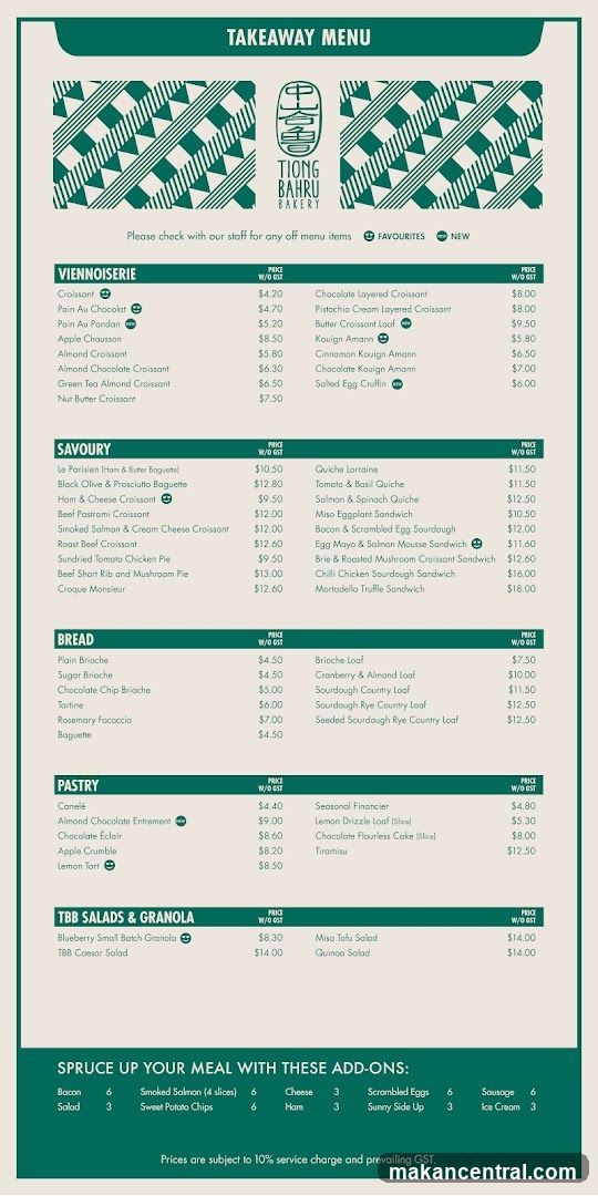 TAKEAWAY MENU