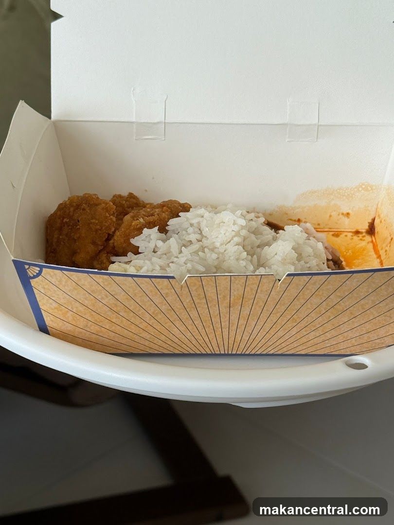 Fried Chicken and Rice