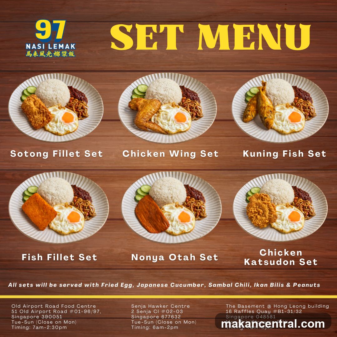 97 NASI LEMAK SET MENU