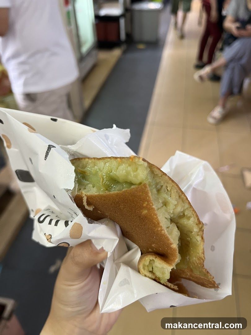 Pancake with Green Filling