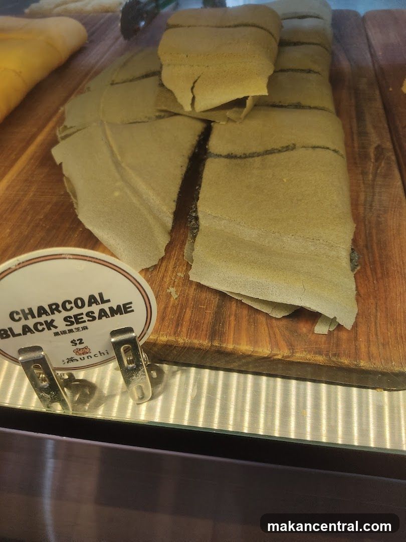 Charcoal Black Sesame Pastry