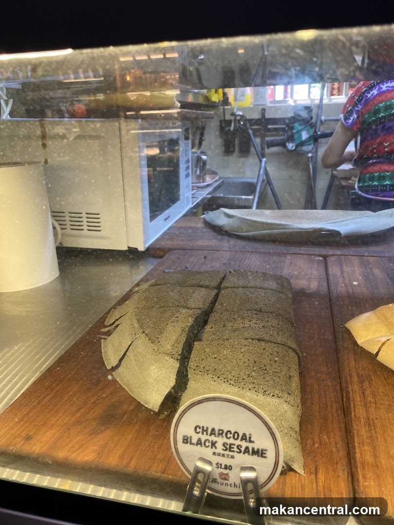 Charcoal Black Sesame Cake