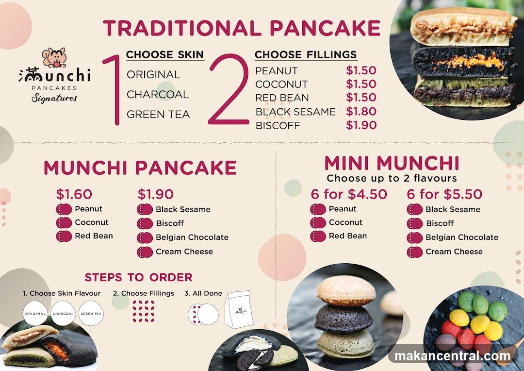 Traditional Pancake Menu
