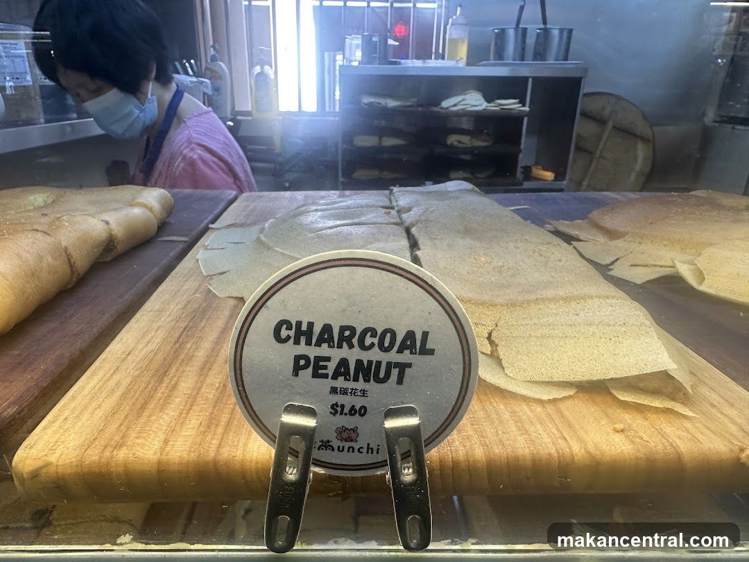Charcoal Peanut Pancake