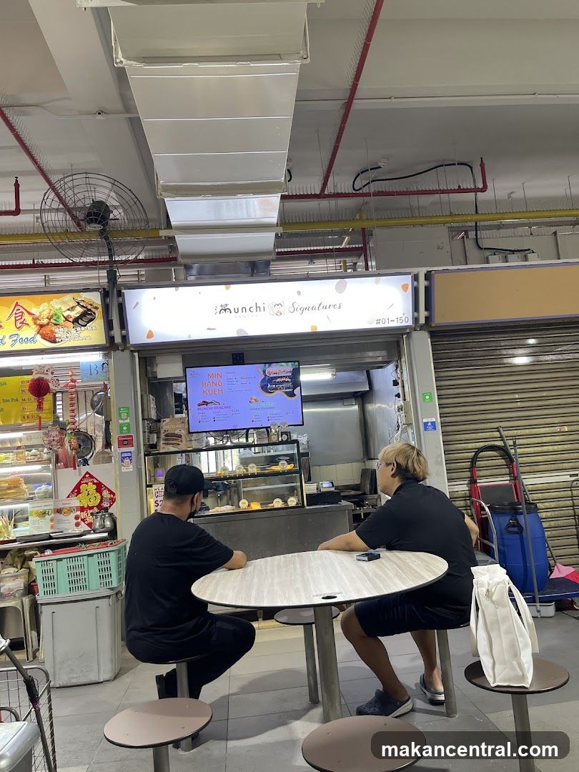 Food Stall with Customers