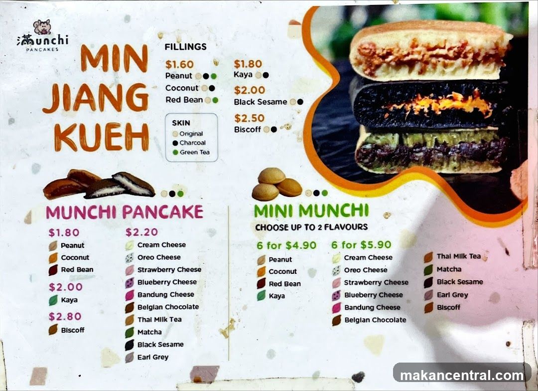 Min Jiang Kueh Menu