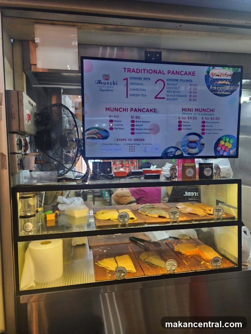 Pancake Stall Menu