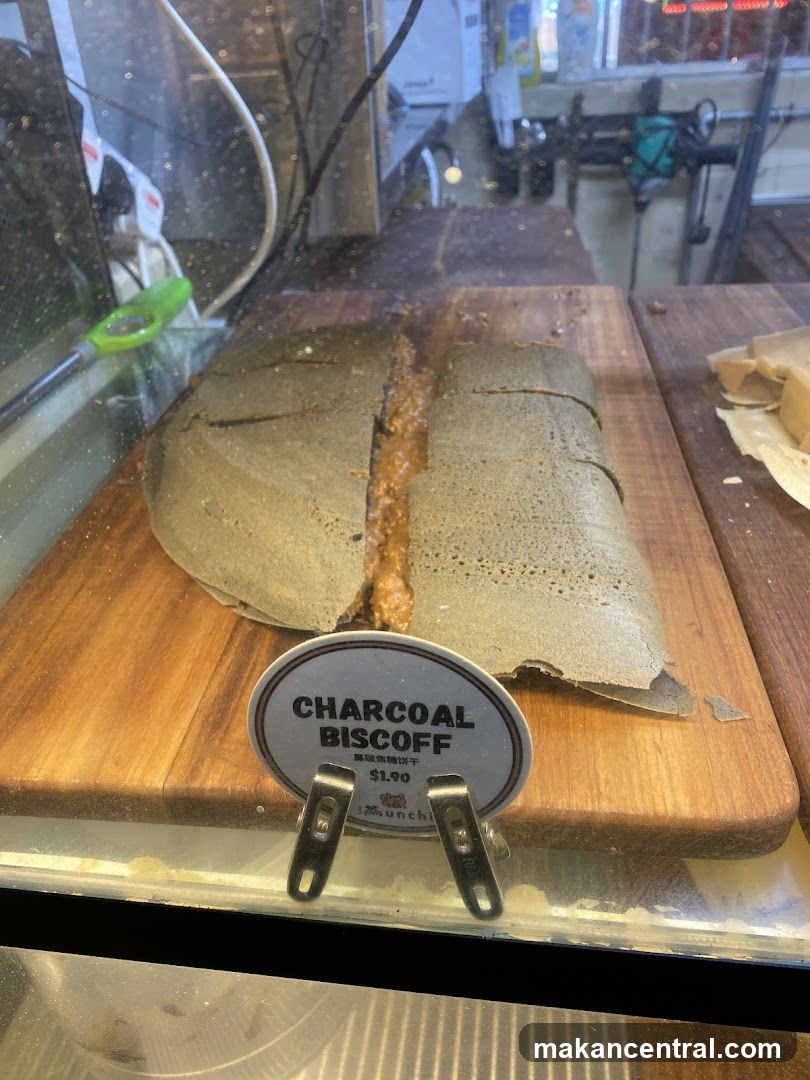 Charcoal Biscoff Dessert