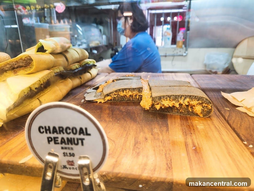 Charcoal Peanut Pancake