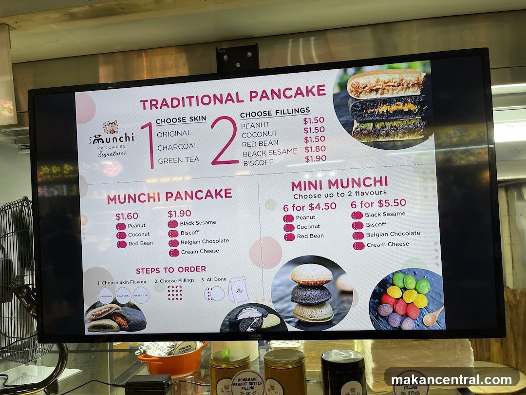Munchi Pancakes Signatures Menu