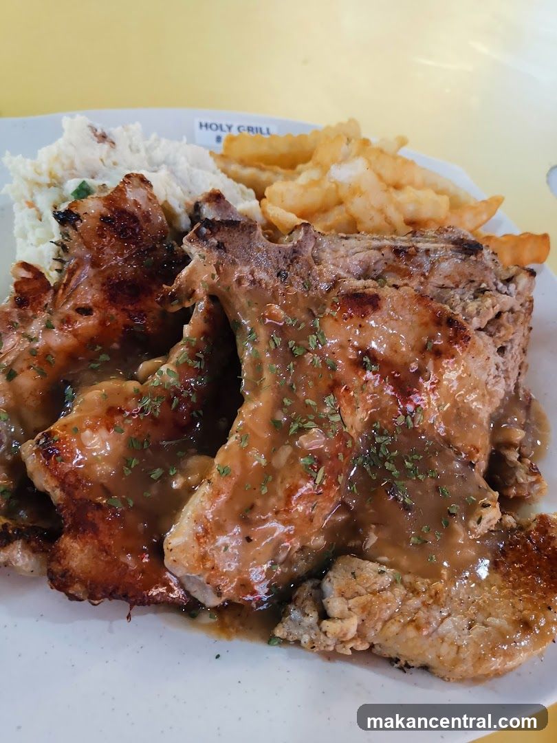 Pork Chops with Sides
