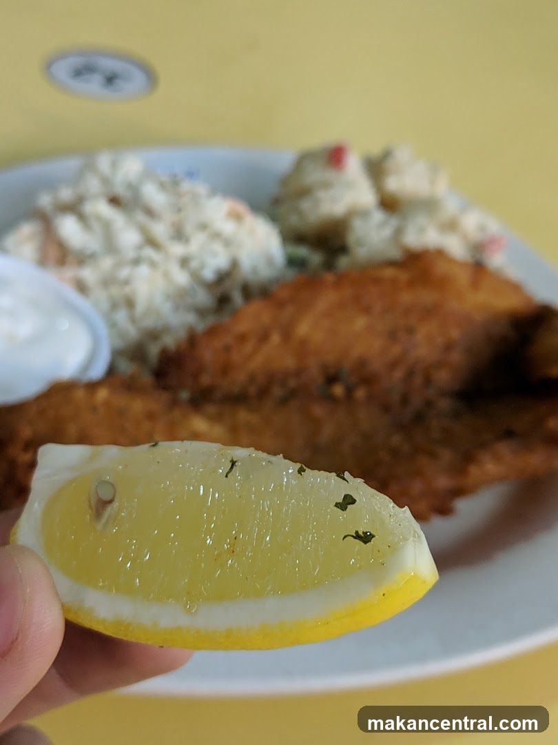Fried Fish with Sides