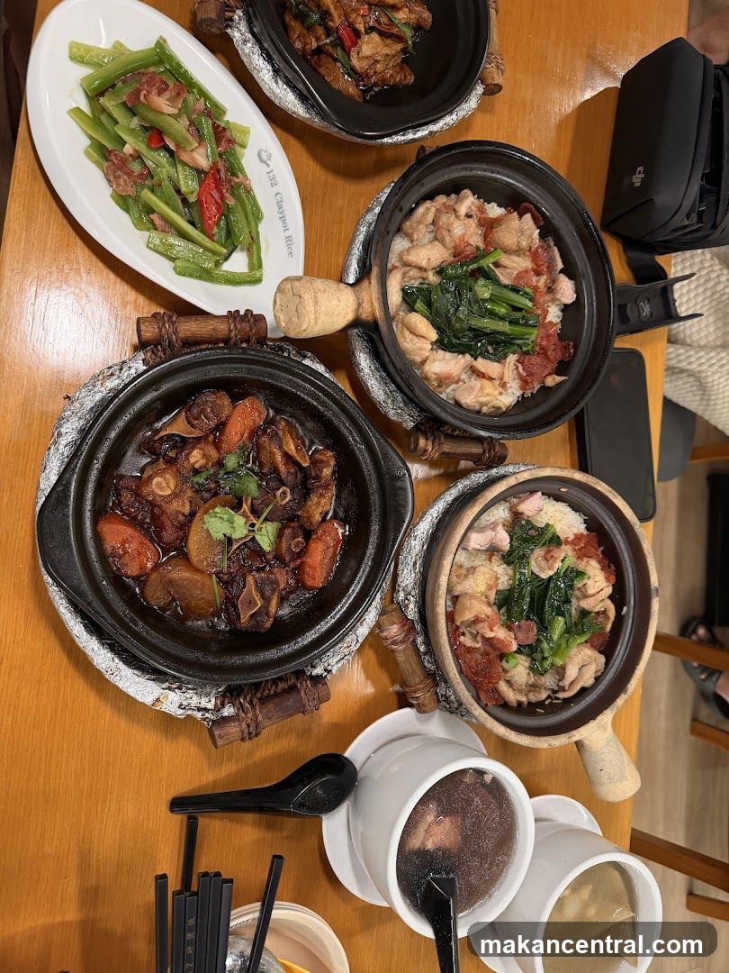 Claypot Rice and Dishes